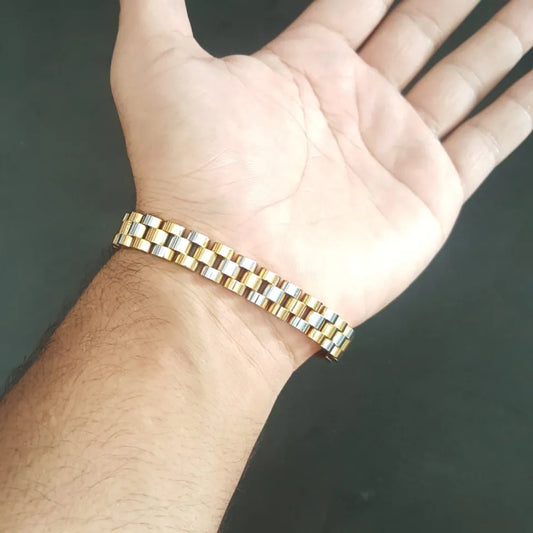 Mix Stainless Steel Charming Hand Chain Bracelet For Boys and Men